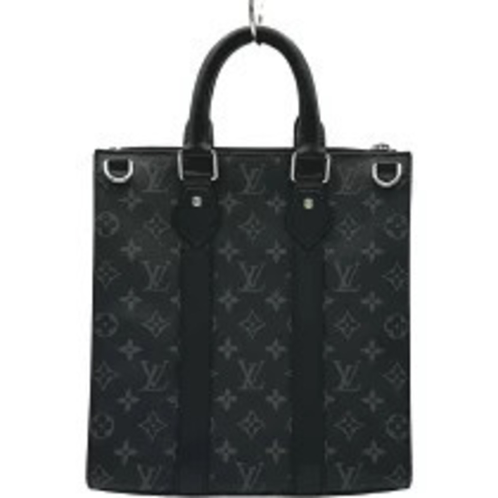 Louis Vuitton Sac Plat Cross Gray Eclipse Black Handbag
